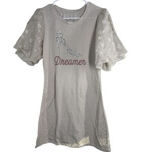 Disney Parks Womens Cinderella Slipper "Dreamer" Dress Sz S Feminine Princess